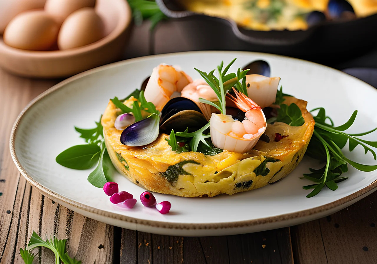 Seafood Frittata