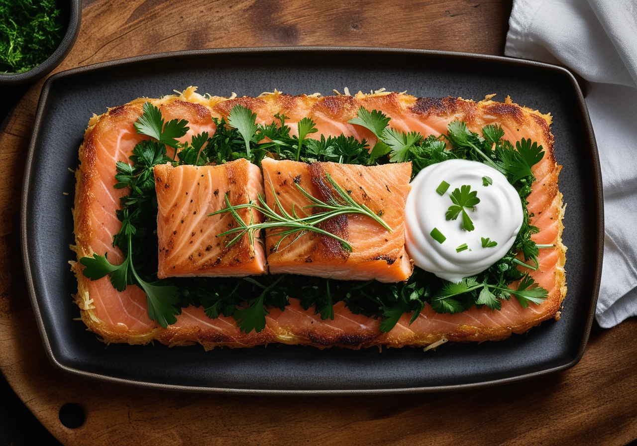 Rösti with Various Fish