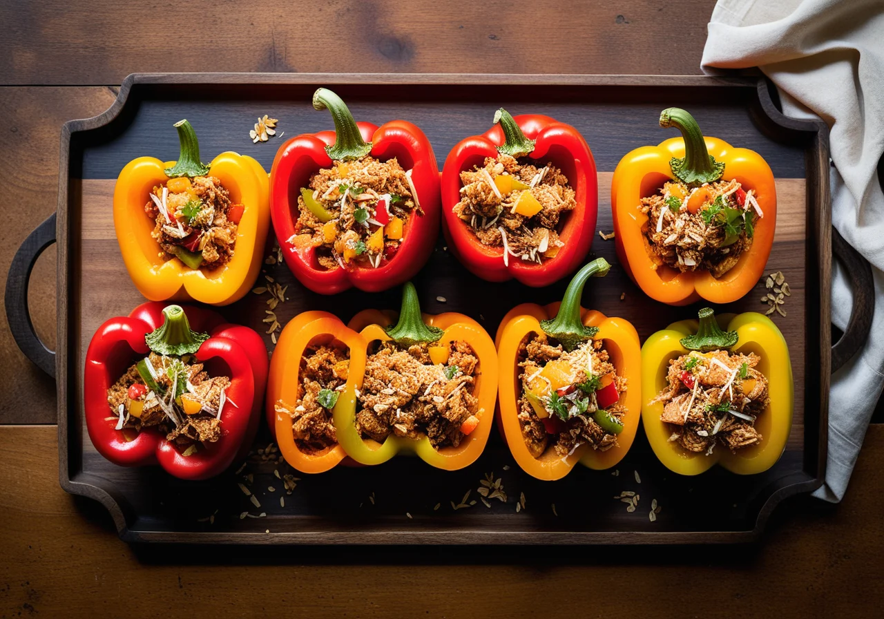 Stuffed Bell Pepper Turkey Roast
