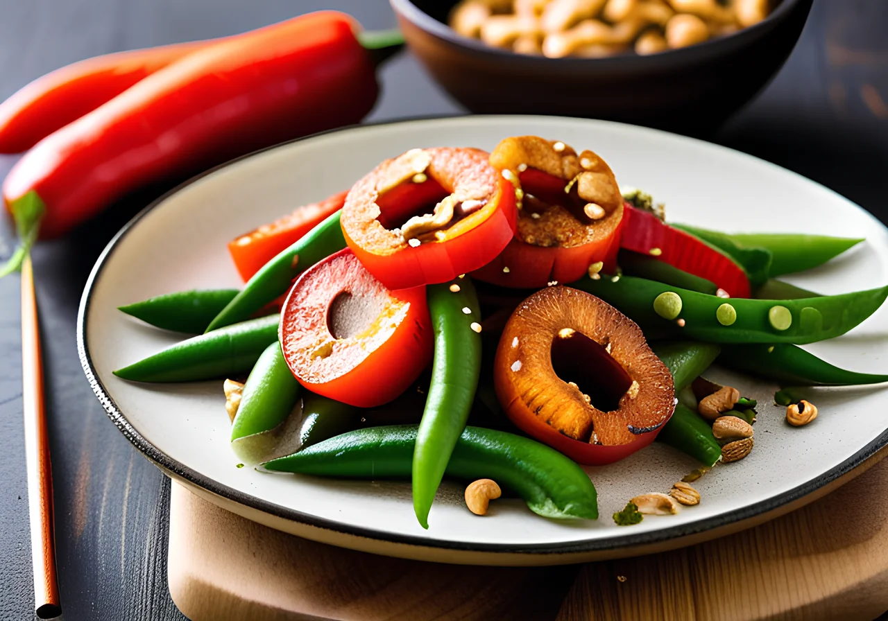 Wok Vegetable Stir-Fry with Cashews