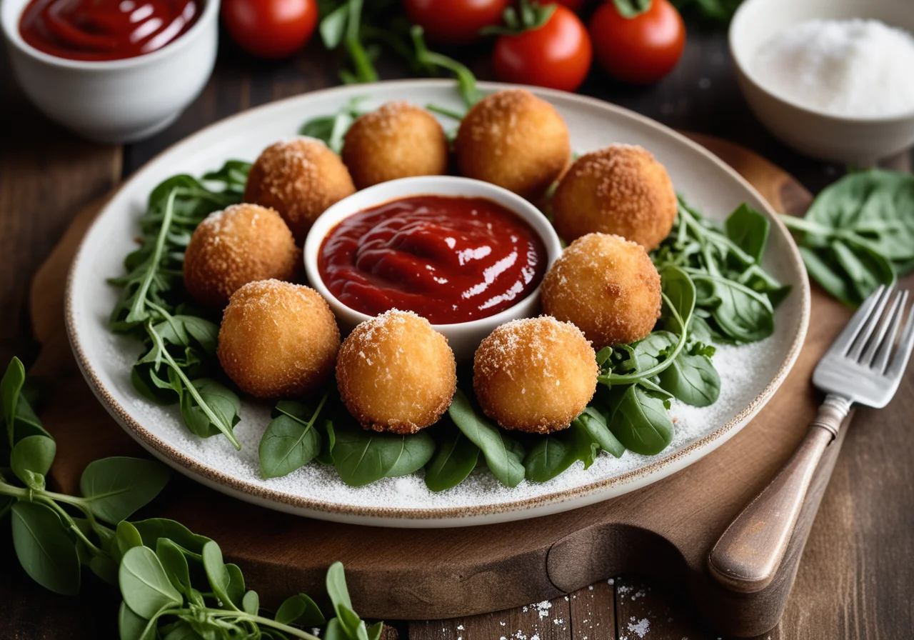 Breaded Mozzarella Balls
