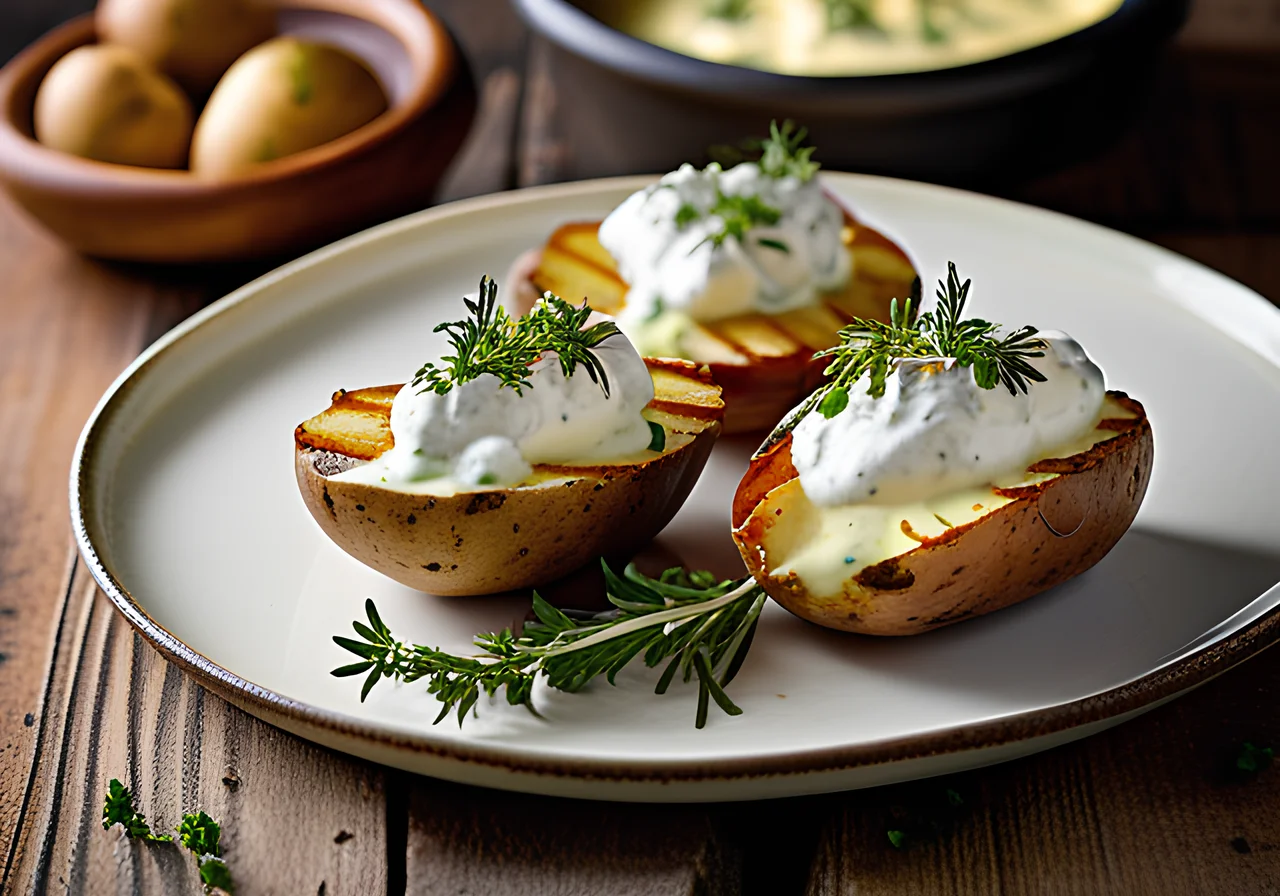 Oven Potatoes with Quark