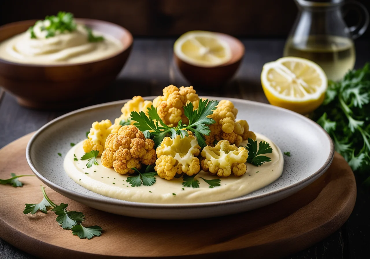 Pan‑fried Cauliflower Slices