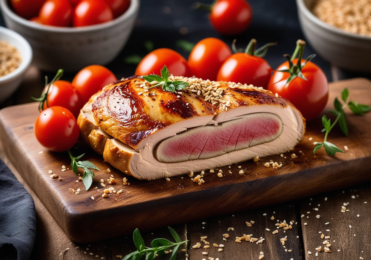 Stuffed Chicken Breast with Mushrooms