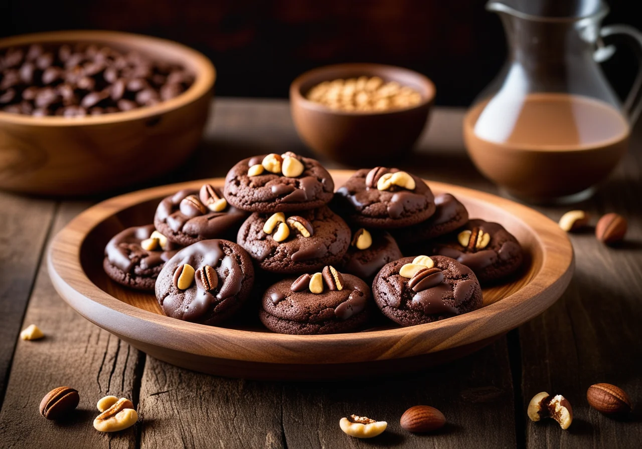 Chocolate Nut Cookies