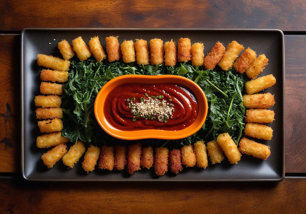 Fried Fennel with Leafy Salad