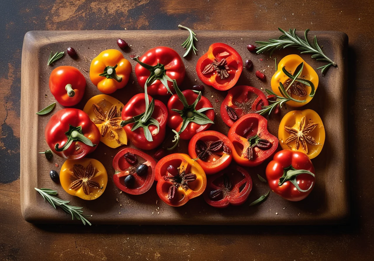 Paprika vegetables Italian style