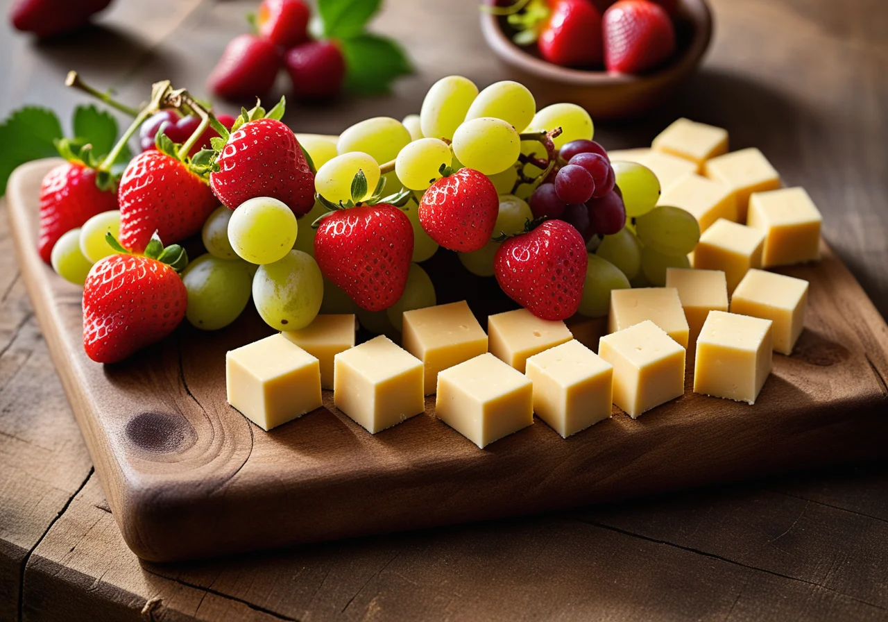Fruit Cheese Skewer