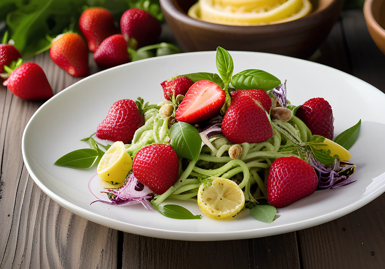 Strawberry Pasta Salad