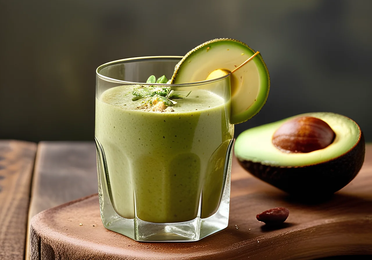 Avocado Smoothie with Dates