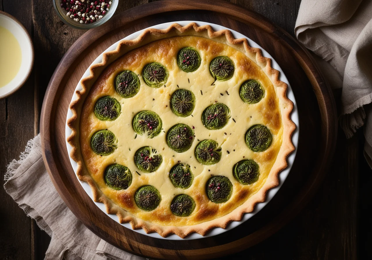 Brussels Sprout Quiche