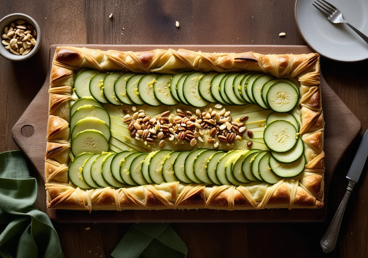 Zucchini Filo Tart
