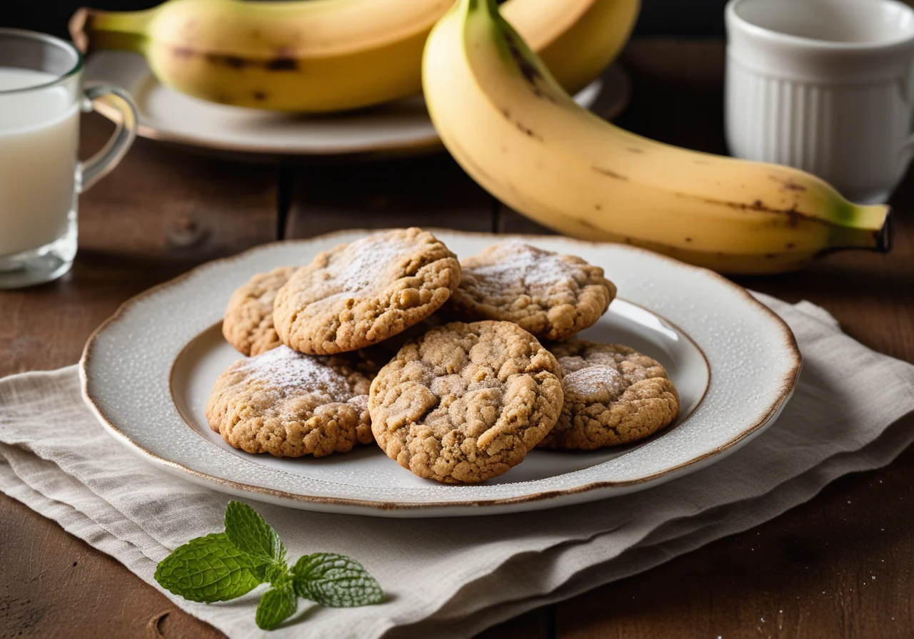 Banana Oatmeal Cookies