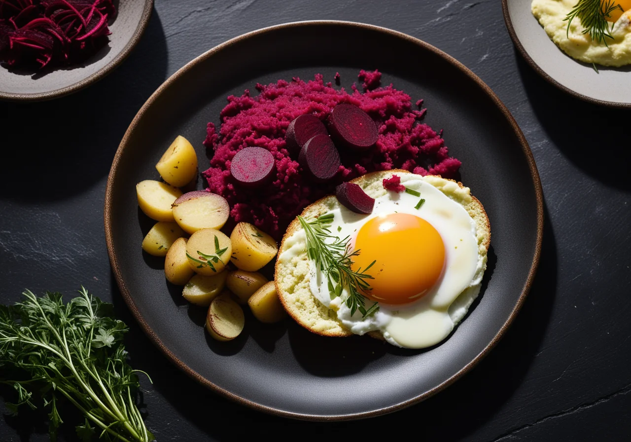 Labskaus with Fried Egg