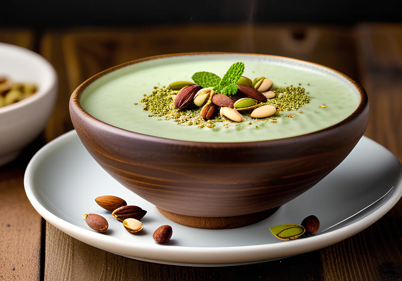 Vegan Pistachio Almond Milk