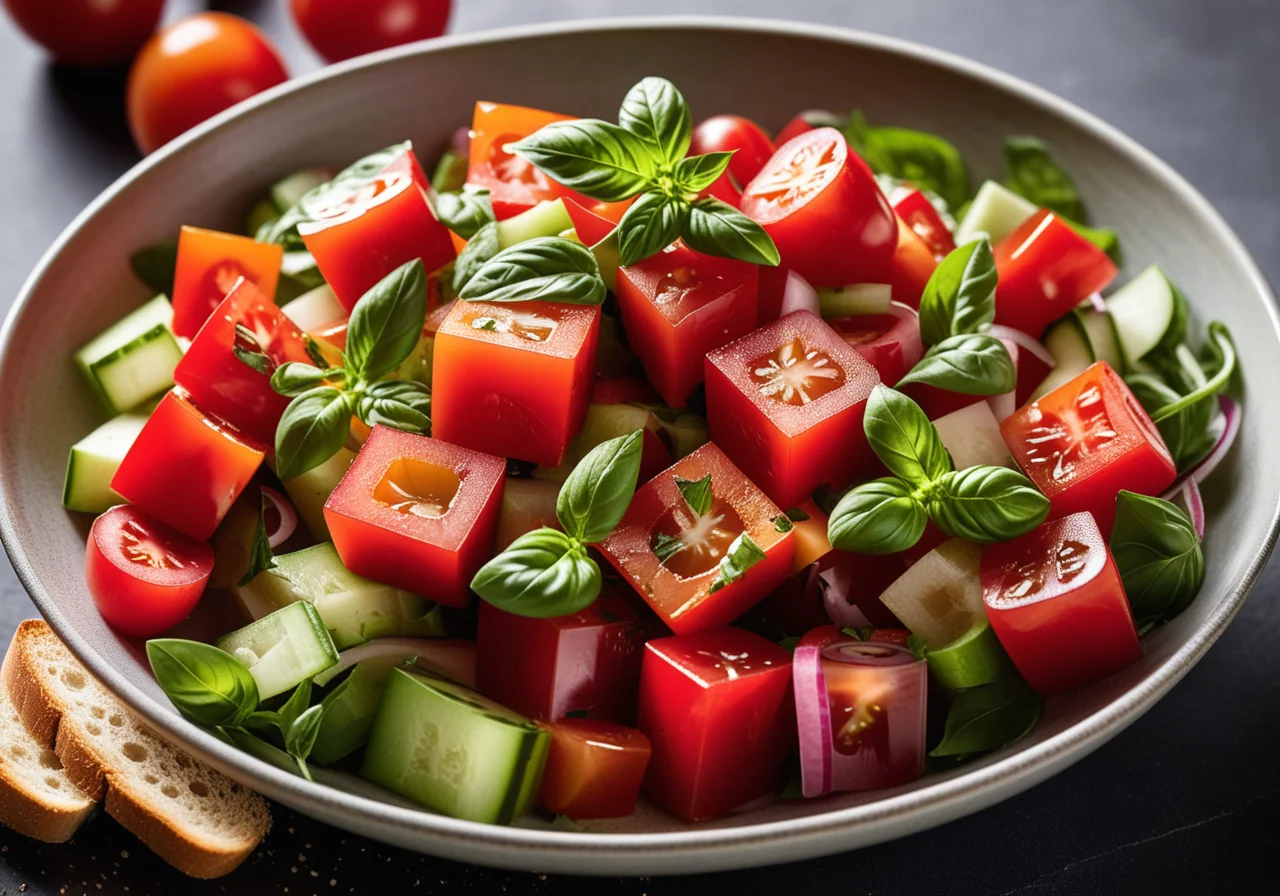 White Bread Tomato Salad