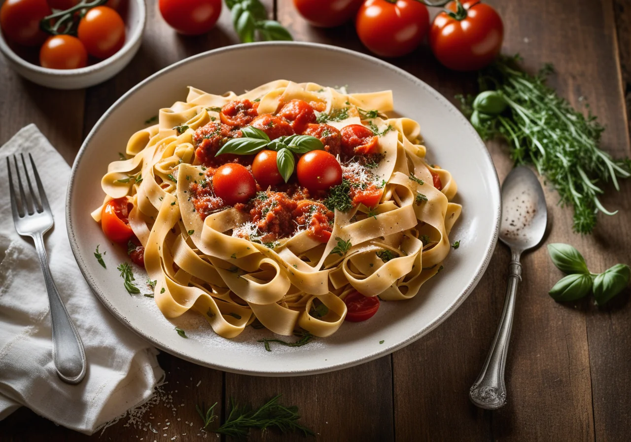 Tagliatelle with Bolognese