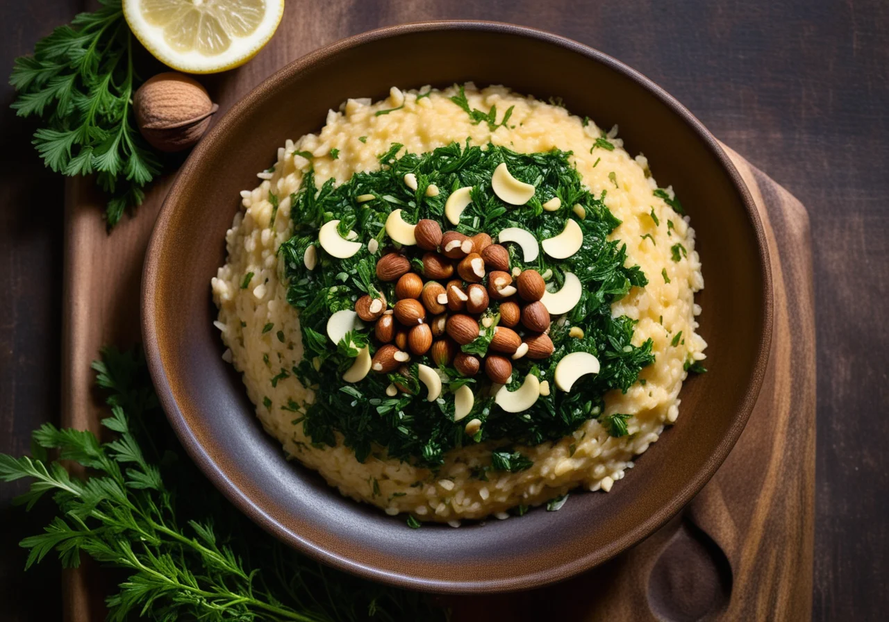 Risotto with Brokkolini and Parmesan