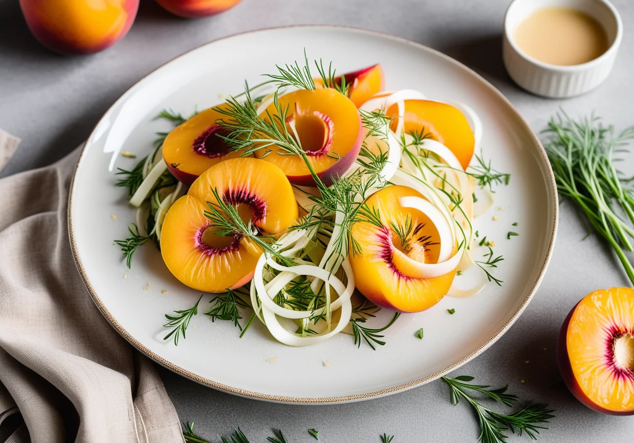 Fennel Salad with Peach