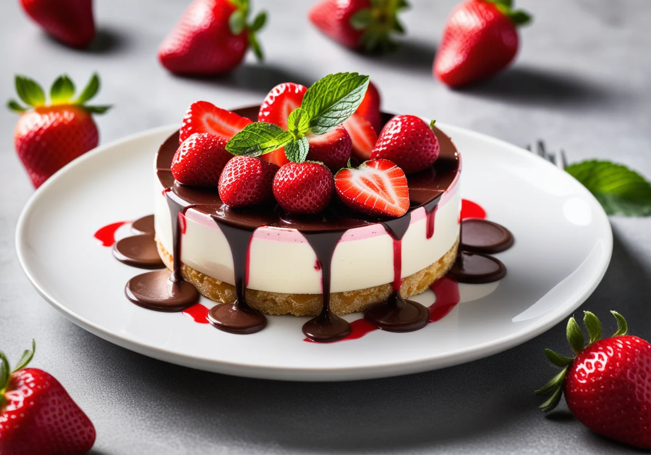 Quark-Erdbeerngratin