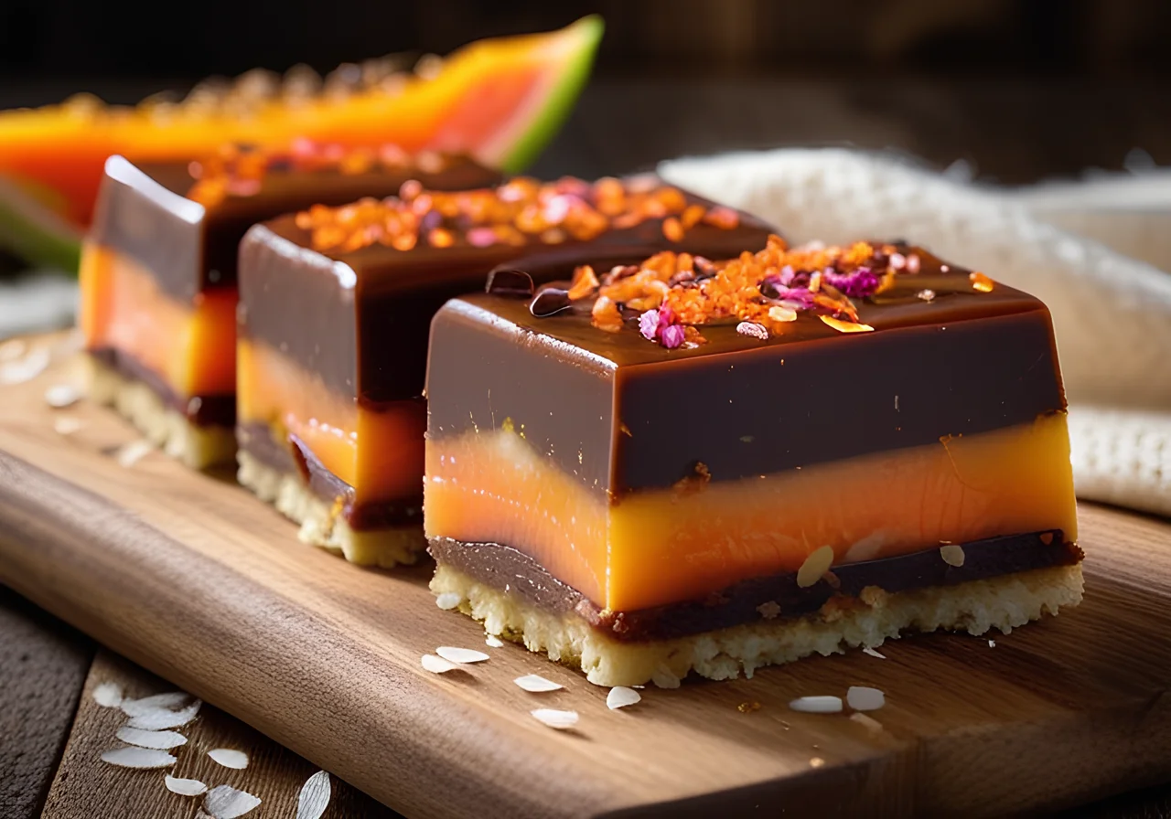 Coconut Papaya Bars