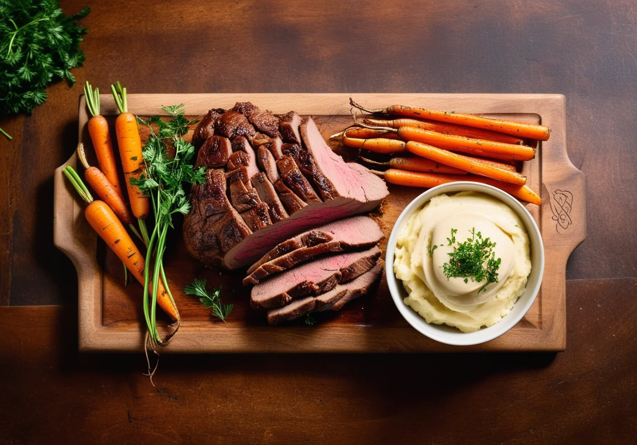 Lamb Leg with Braised Vegetables