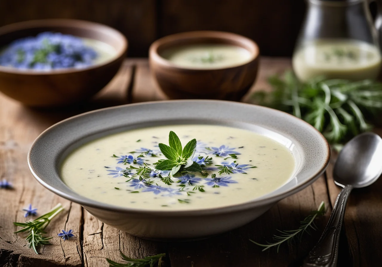 Fennel Soup with Borage