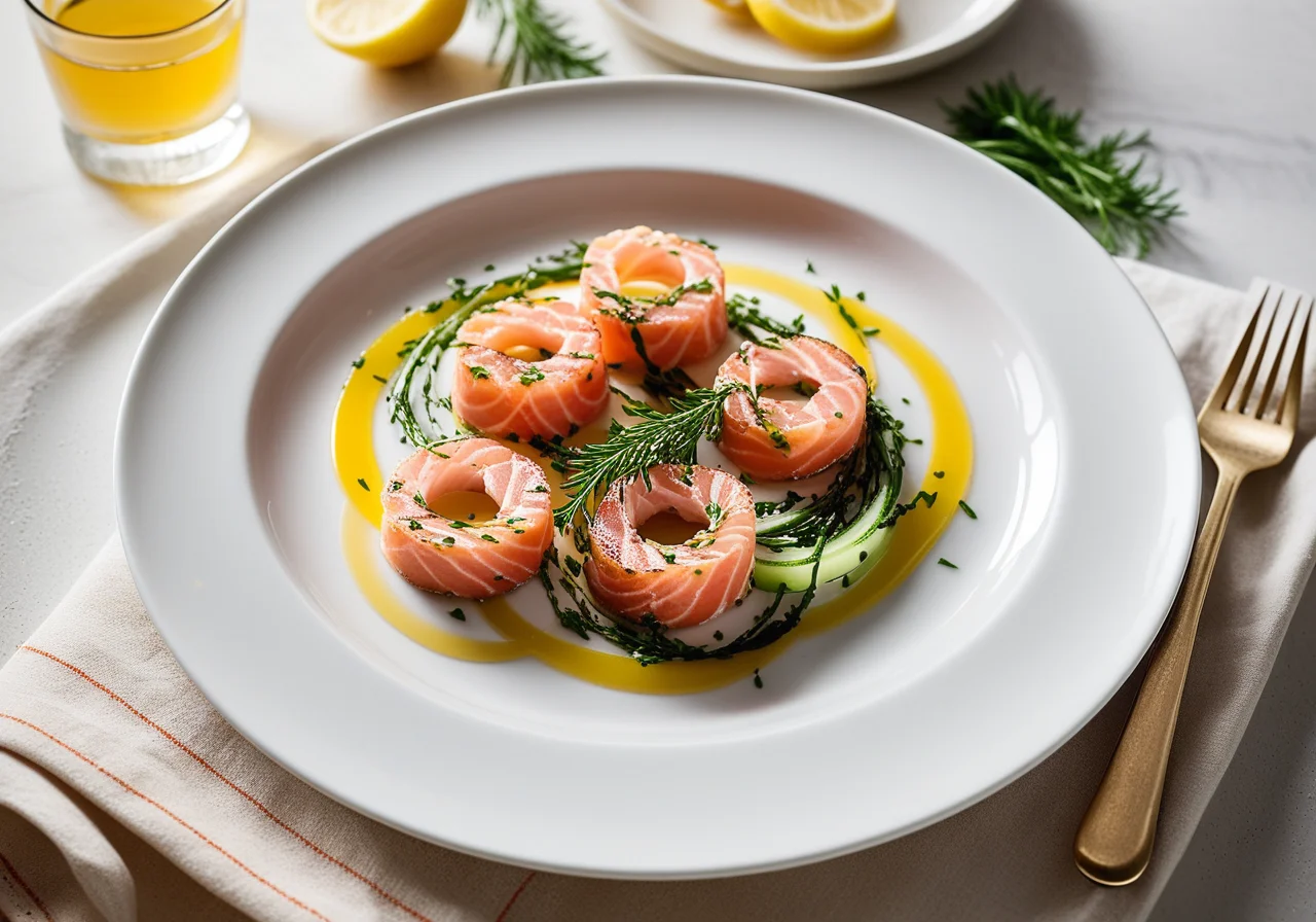 Salmon Carpaccio with Dill