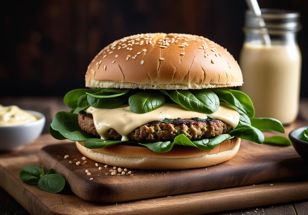 Burger mit Sojafrikadelle