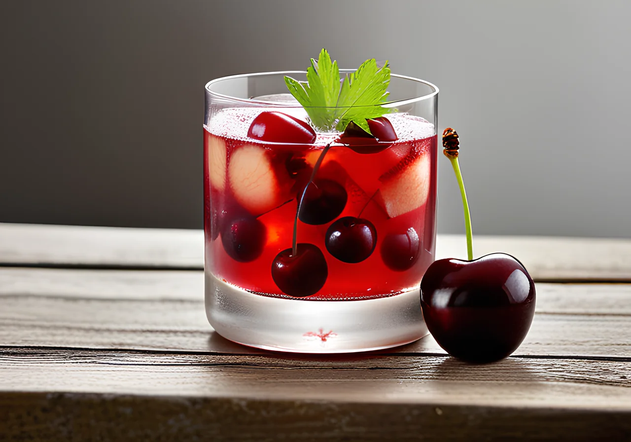 Apple-Cherry Cocktail