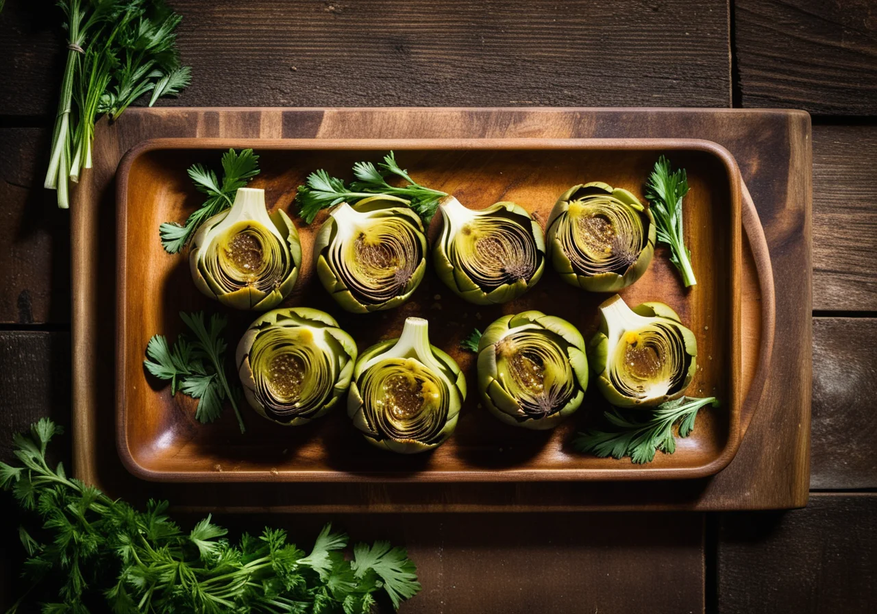 Marinated Young Artichokes