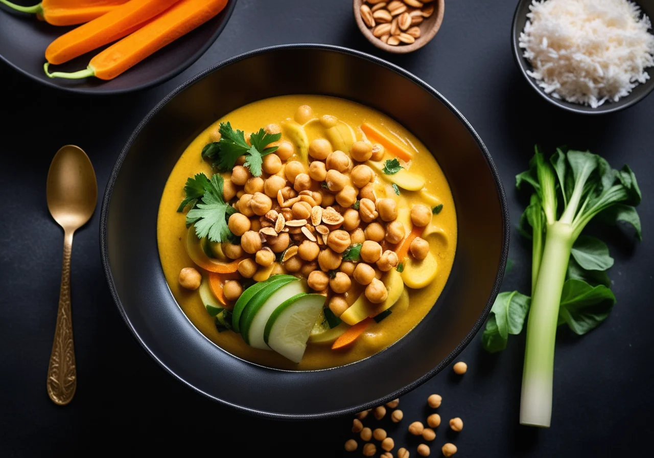 Chickpea Curry with Rice