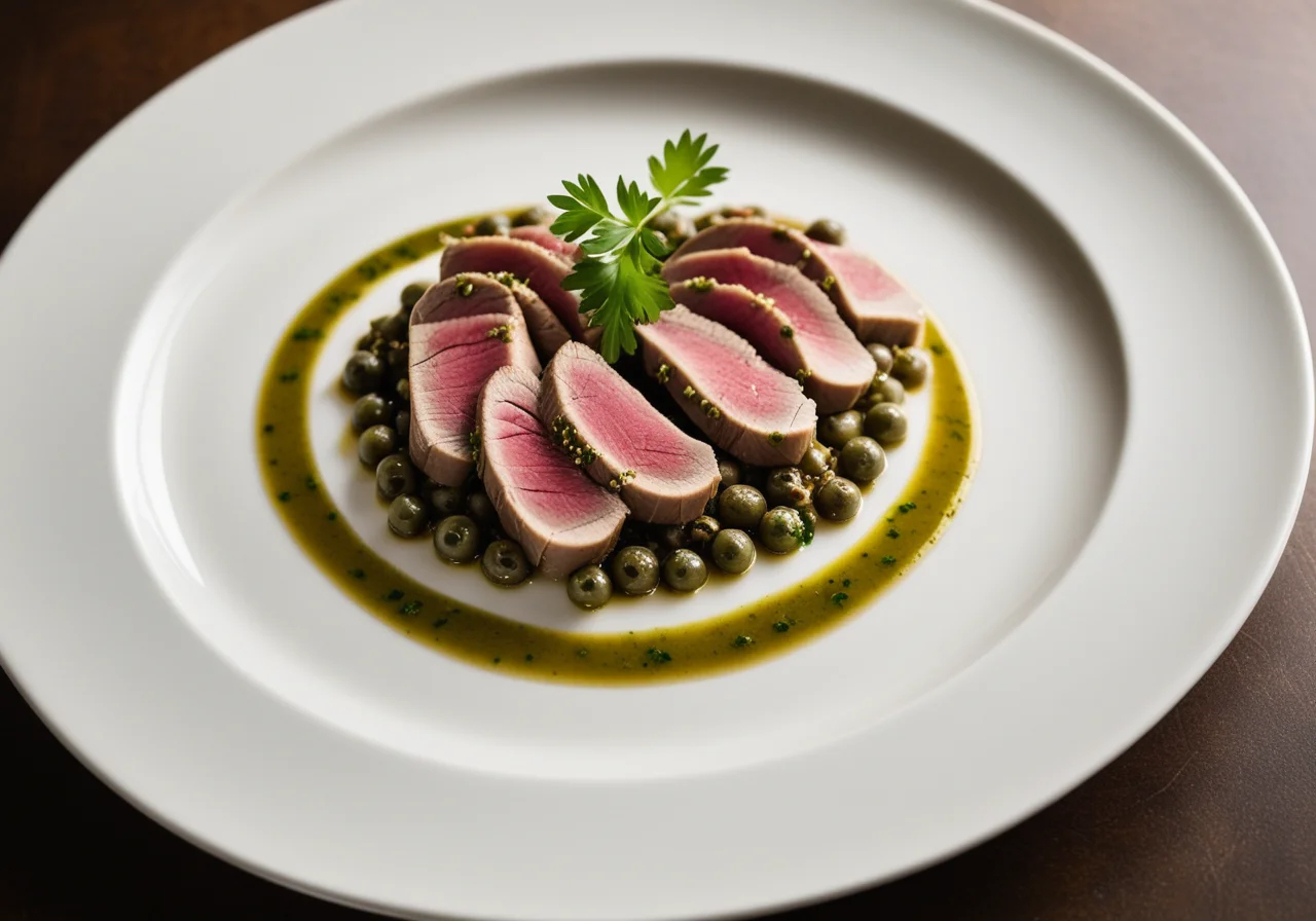 Veal with Tuna Caper Sauce