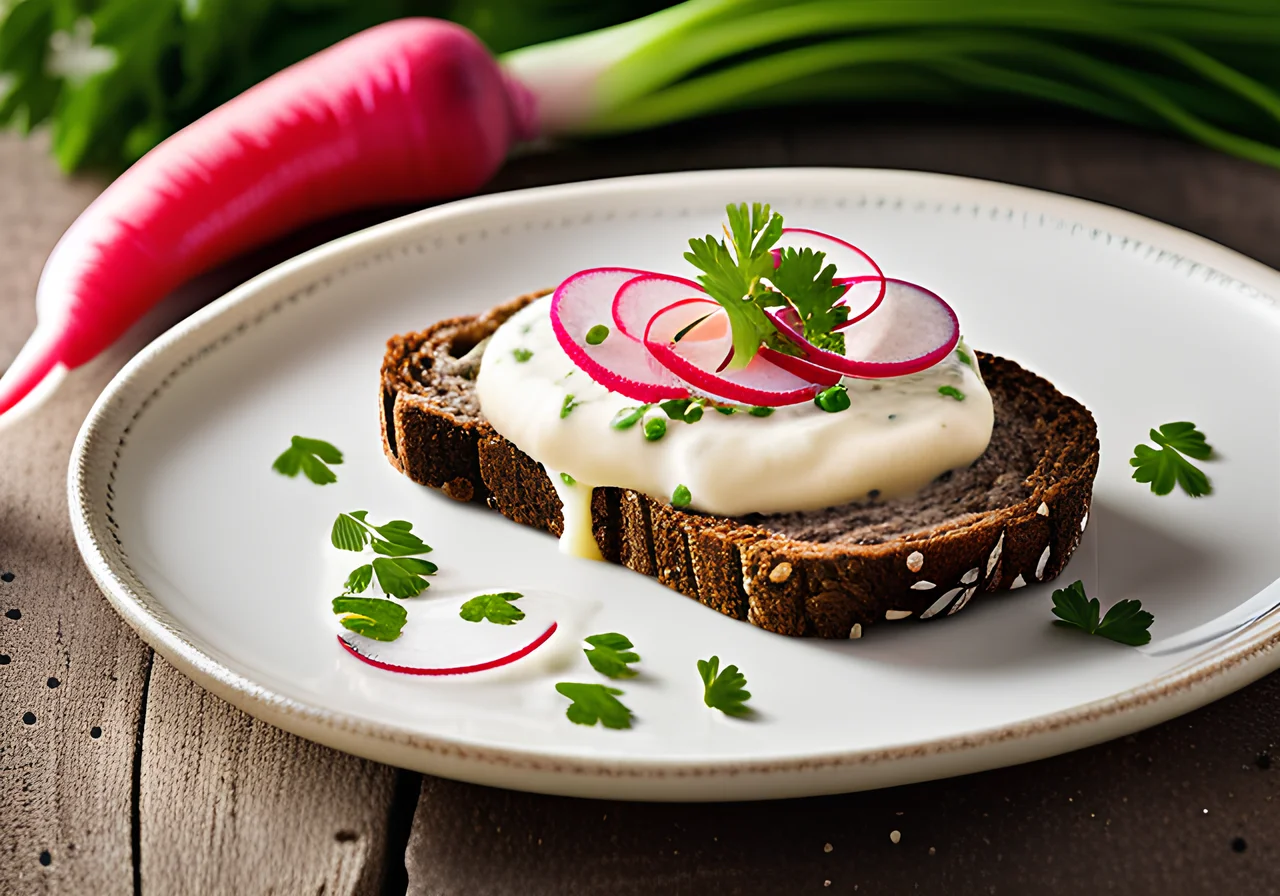 Bread with Radish Cream