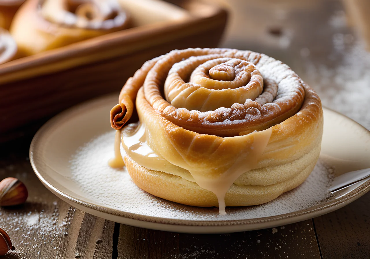 Cinnamon Rolls with Marzipan