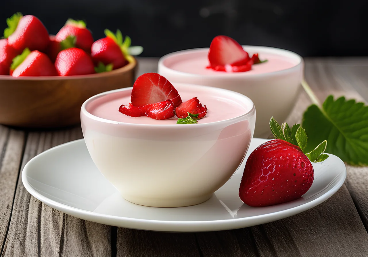 Strawberry Quark Cream