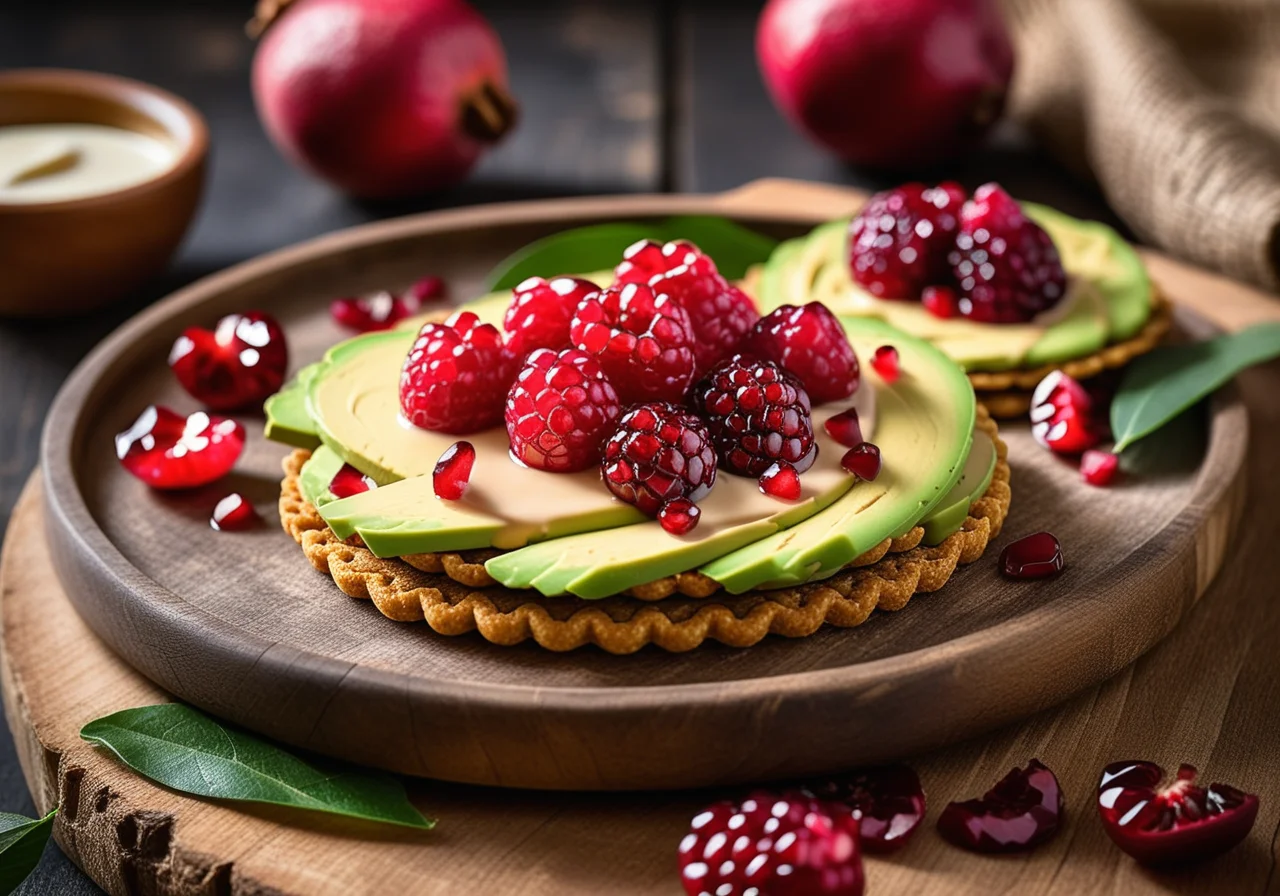 Sweet Crackers with Avocado