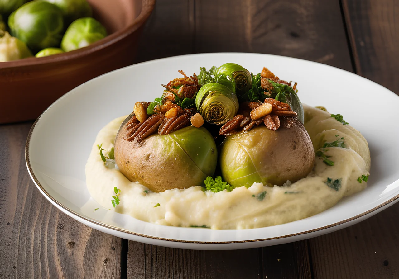 Potato Brussels Sprout Casserole