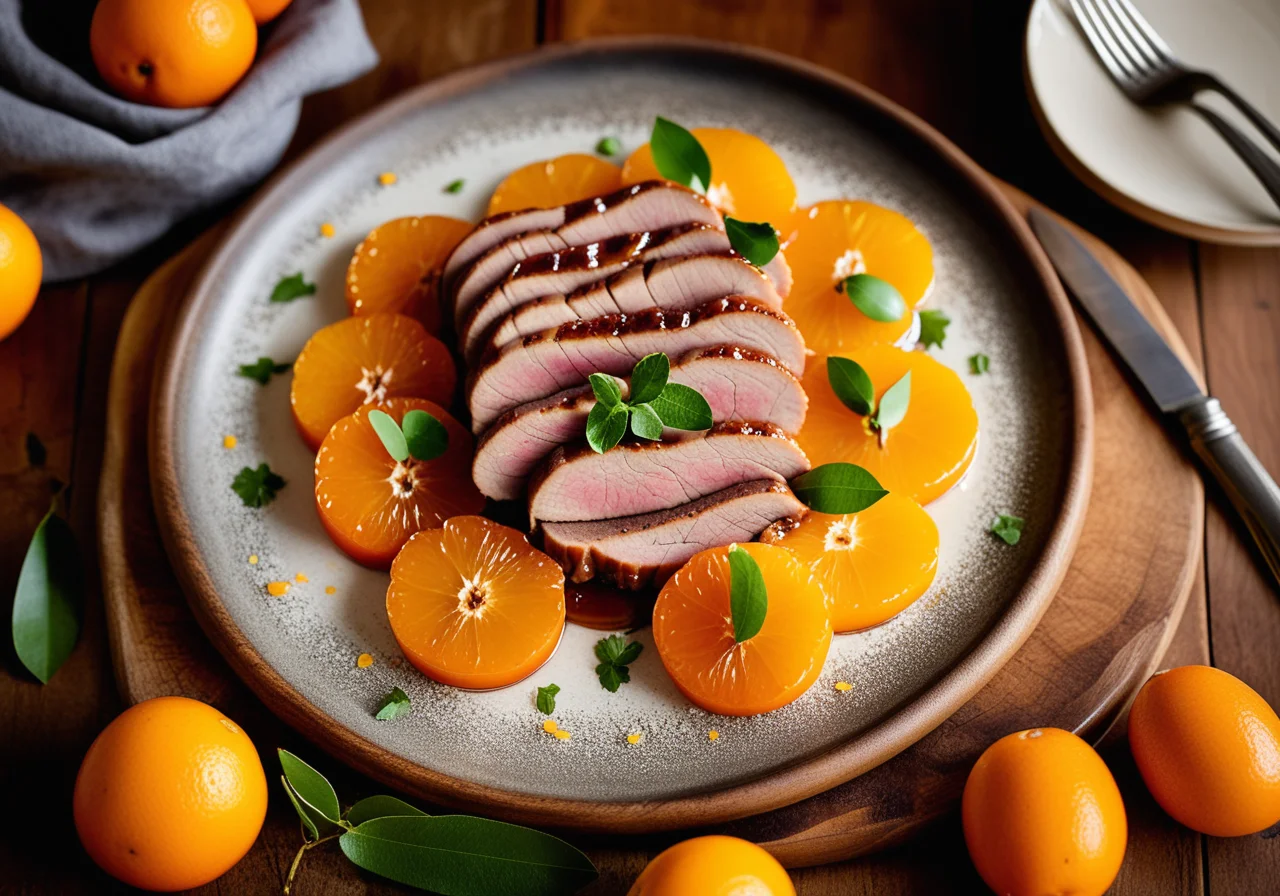 Pork Medallion with Kumquat