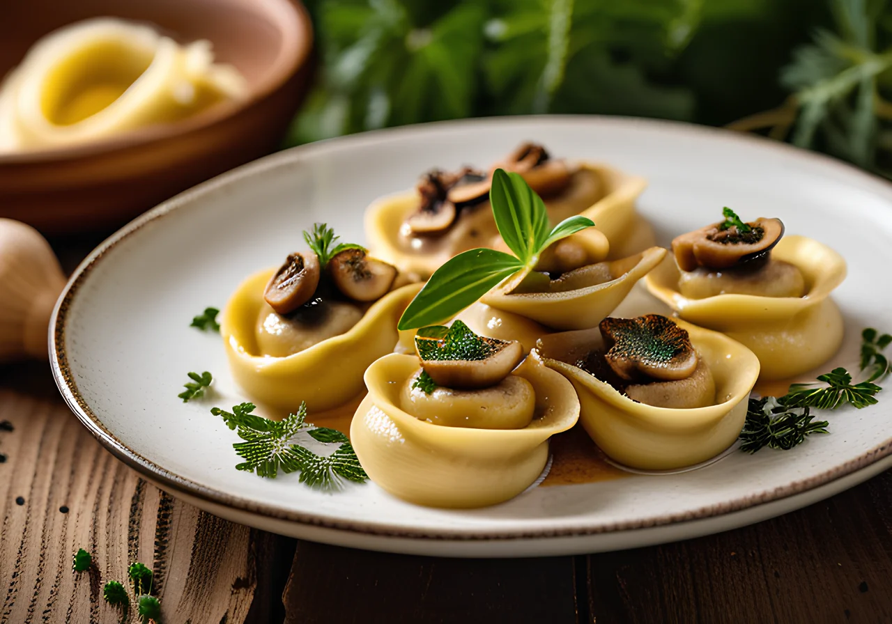 Tortellini with Porcini Filling
