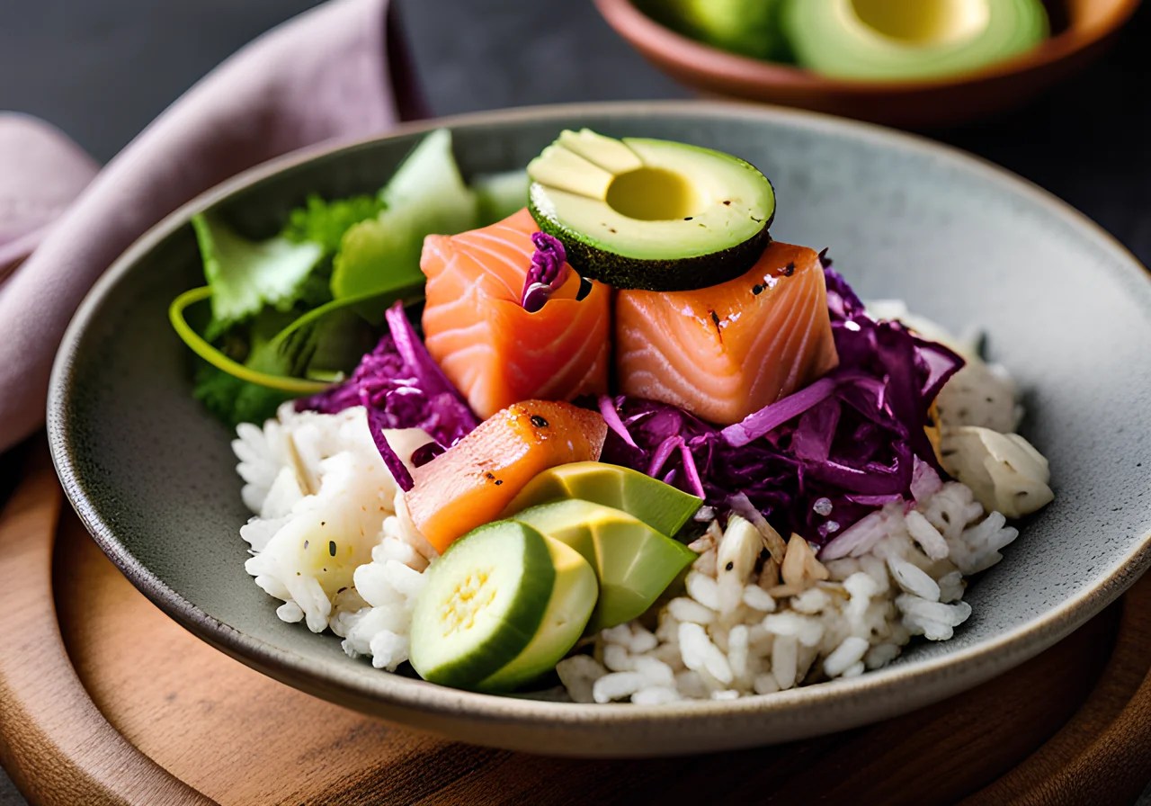Poké Bowl with Salmon