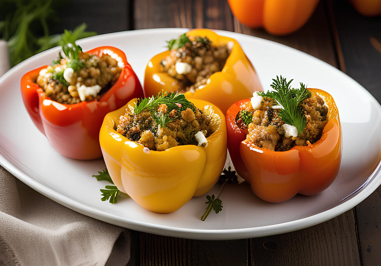 Grilled Stuffed Bell Peppers