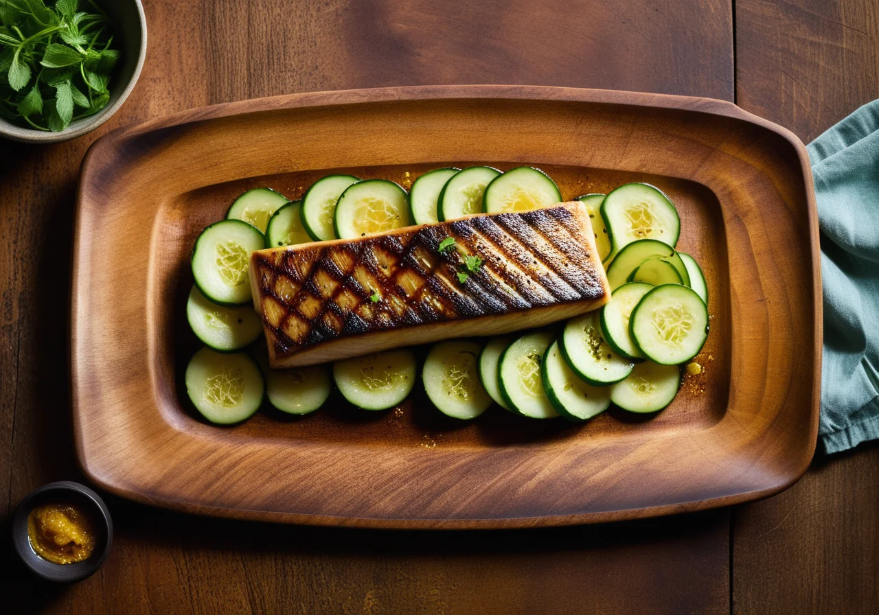 Grilled Curry Sea Bass