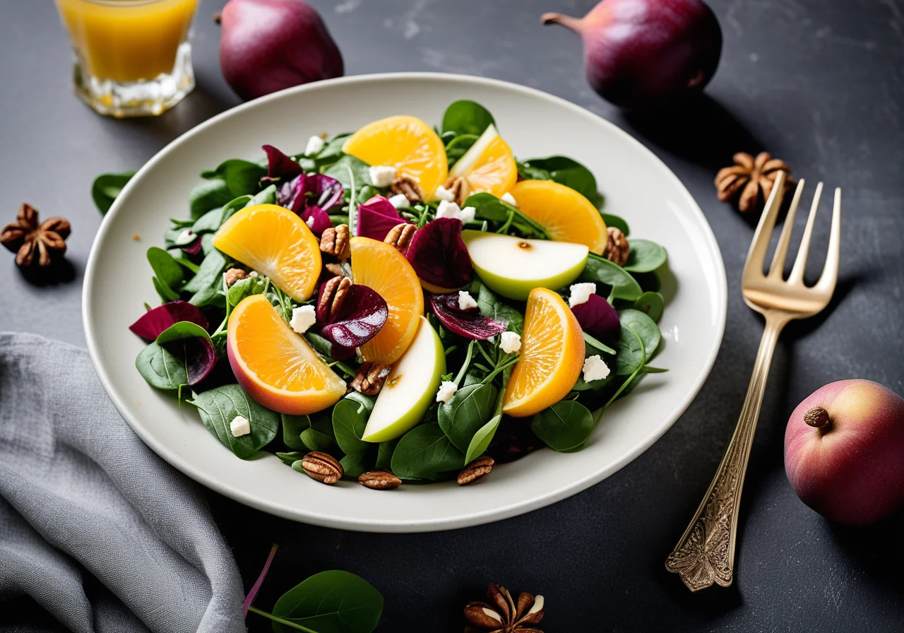 Spinach Pear Salad