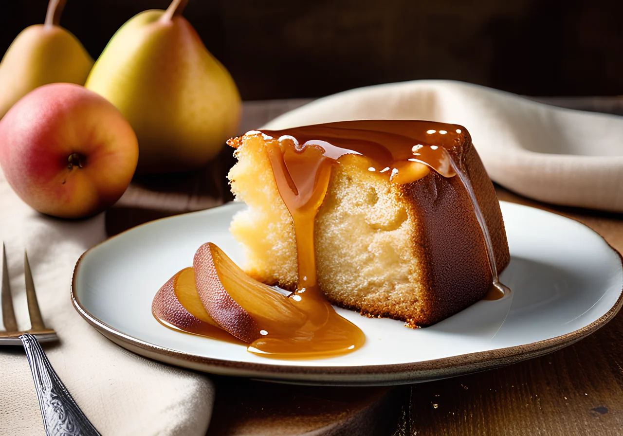 Caramelized Pear Cake
