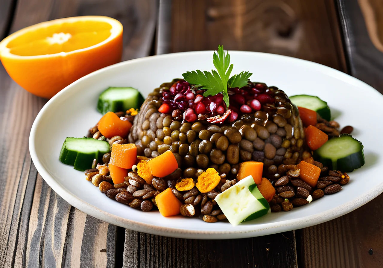 Balsamic Lentils
