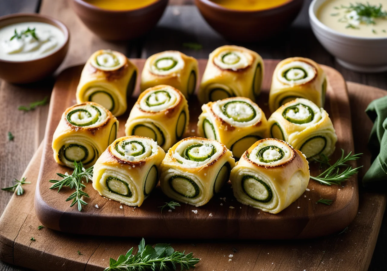 Feta Zucchini Rolls