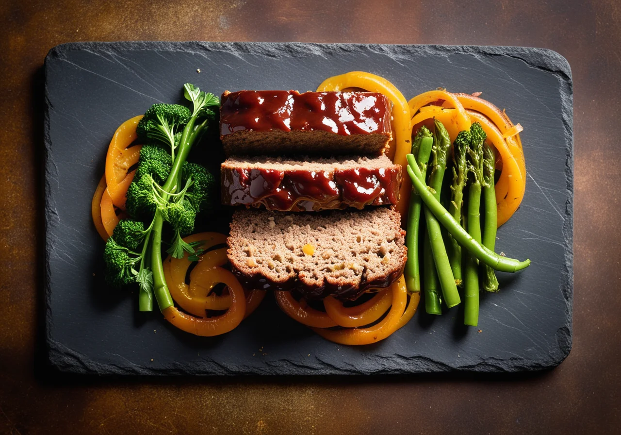 Stuffed Meatloaf with Eggs and Carrots