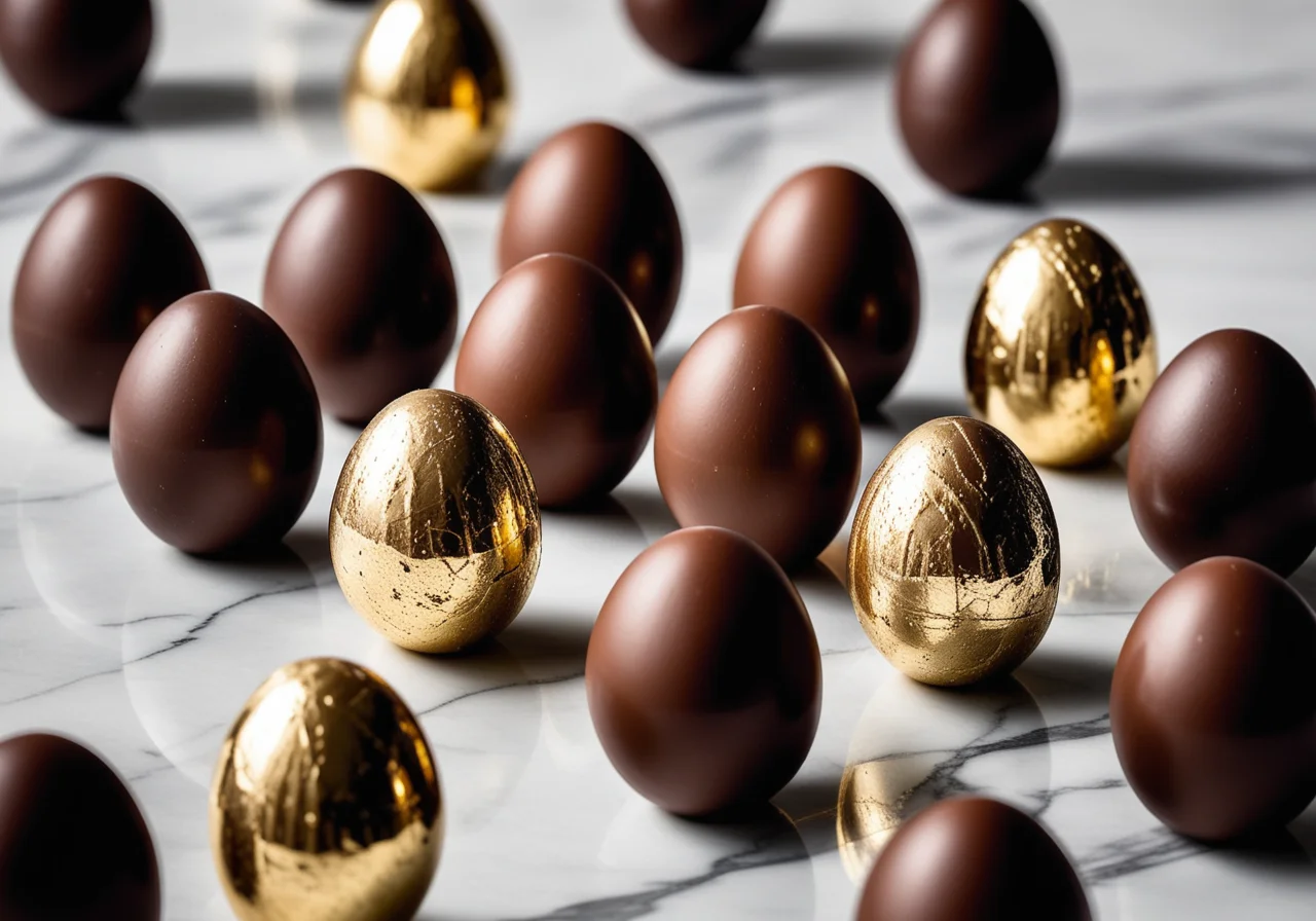 Homemade Chocolate Easter Eggs