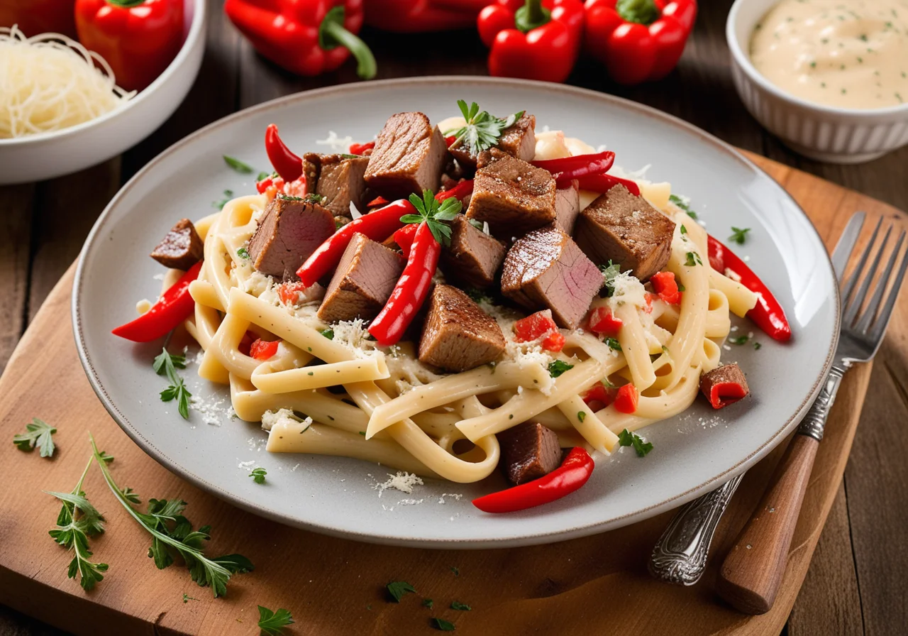Pasta with Gorgonzola and Chicken Liver